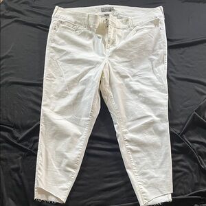 Torrid Women's Cream Ankle Jeans